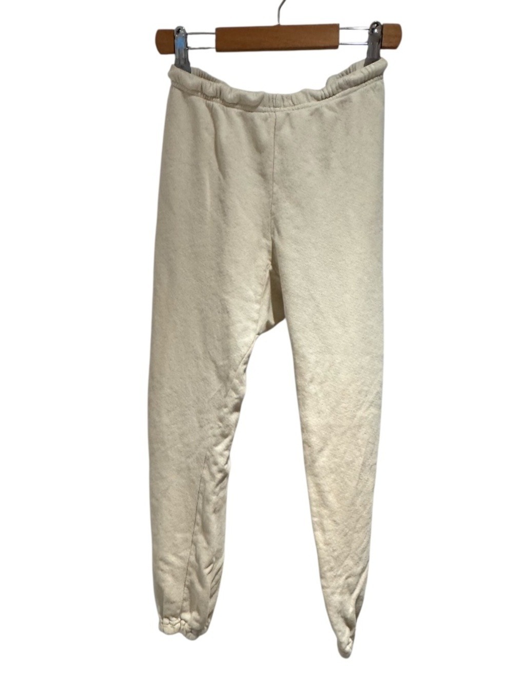 THE GREAT. Cream “washed white” sweatpants / joggers - size 0 (xs)